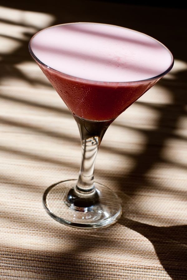 Bicchiere con Cocktail Clover Club