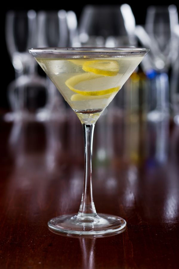 Bicchiere con Cocktail Vesper