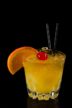 Bicchiere con Cocktail Whisky Sour