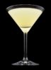 Bicchiere con Cocktail Yellow Bird