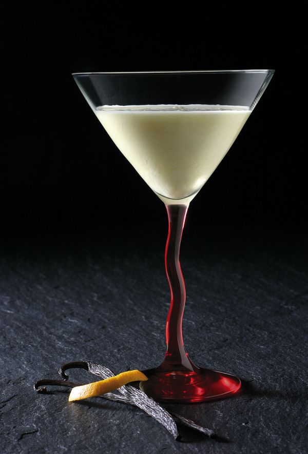 Bicchiere con Cocktail Golden Dream