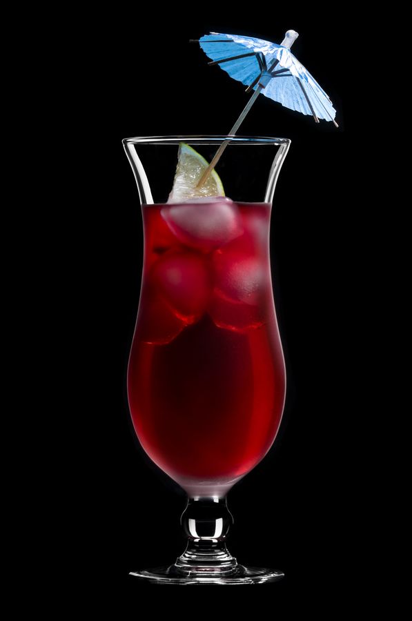 Bicchiere con Cocktail Sea Breeze